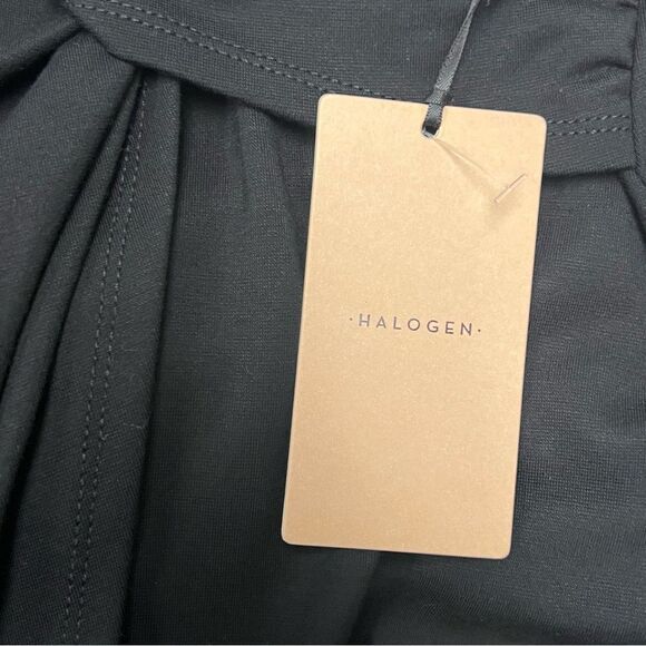 Halogen Twist Tie Waist Knit Mini Skirt – Black | Size Medium - Picture 4 of 7